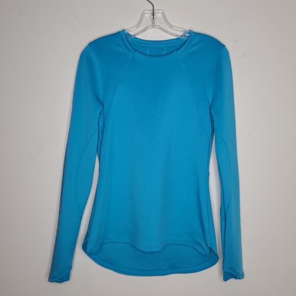 Under Armour ColdGear blue long sleeve shirt with thumbholes - XS - Picture 1 of 5